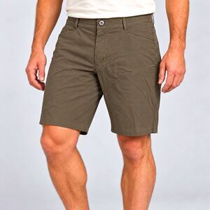 Kuhl Renegade Shorts Mens 36 Burnt Olive Brown Stretch Quick Dry Hiking Outdoor
